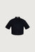 Twill short sleeve shirt in black — main image