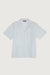 Short sleeve cotton shirt in ballad blue — main image