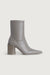 Pointed toe ankle boot in asphalt — main image