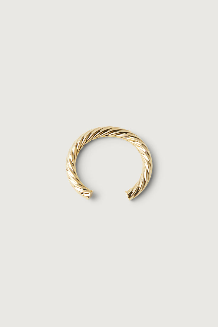 CUFFED BRACELET in Gold — alternate angle