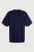 Short sleeve polo button up in sky captain — main image