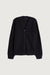 Button front cardigan in black — main image