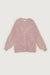 Oversized knit cardigan in light pink — main image