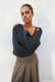 Knit bolero in grey — main image