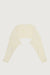 Chunky knit bolero in beige — main image