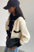Contrast trim cardigan in white — main image