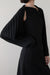 Knit bolero in black — main image