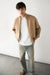 Zip up cardigan in affogat — main image