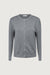 Classic buttoned cardigan in medium grey — main image