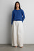 Button up cardigan in cobalt blue — main image