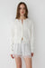 Button up cardigan in white — main image