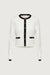 Contrast trim button front cardigan in birch black — main image