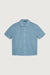 Sun washed button-up shirt in blue wind — main image