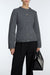 Button up cardigan with pockets in medium grey — main image