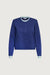 Layered cardigan in navy — main image