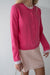 Layered cardigan in pink — main image