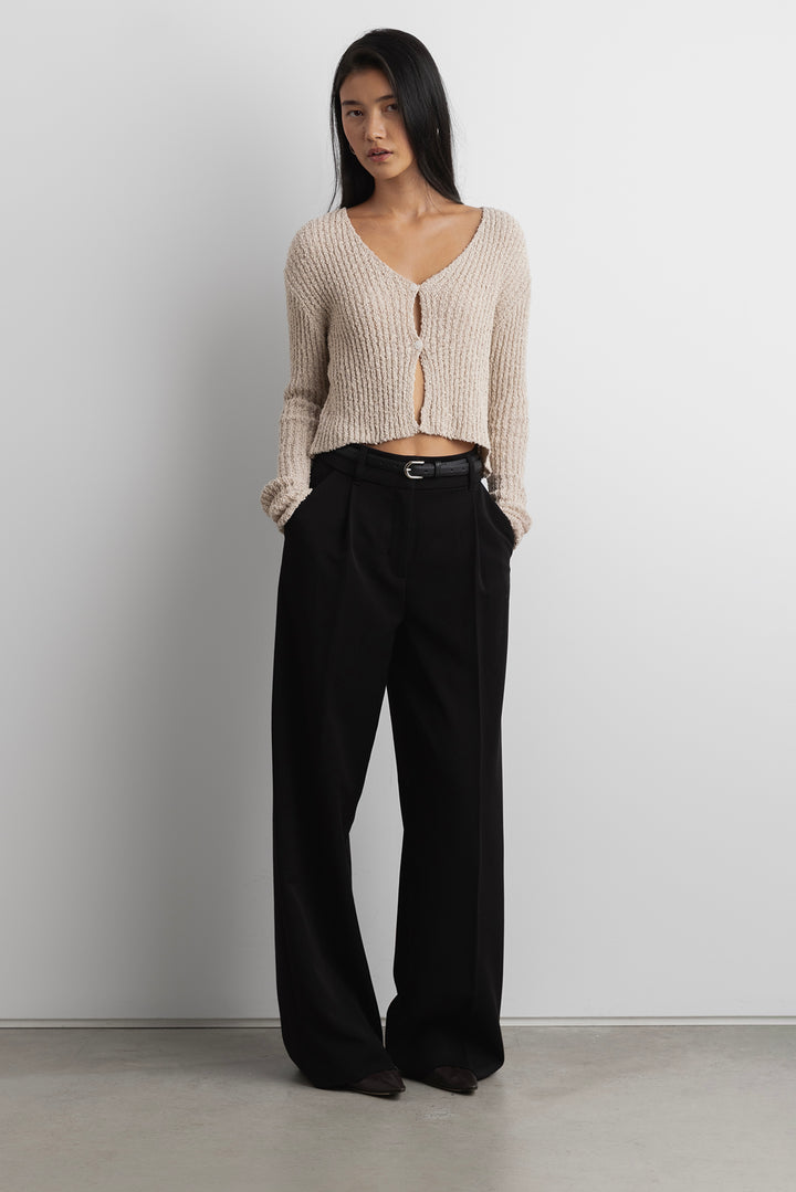 LIGHTWEIGHT KNIT CARDIGAN