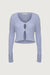 Lightweight knit cardigan in sky blue — main image