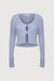 Lightweight knit cardigan in sky blue — main image