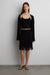 Ribbed bolero in black — main image