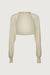 Cropped bolero in cream — main image