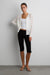Textured sheer cardigan in ivory — main image