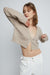 Cropped cardigan in black — image