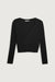 Long sleeve cardigan in black — main image