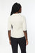 Rib-knit collared button up in whitecap grey — main image