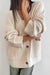 Relaxed fit cardigan in oatmeal — main image