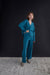 100% cashmere cardigan in legion blue — main image