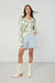 Checkered cardigan in mint checker — main image