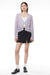 Lightweight knit cardigan in purple — main image