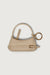 Frankie micro bag charm in oatmeal — main image