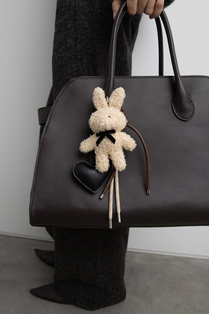 BUNNY CHARM SET in Cream Black Mix — alternate angle