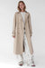 Oversized trench coat in beige — main image