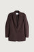Oversized blazer in coffee bean — main image