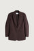 Oversized blazer in coffee bean — main image