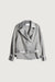 Satin trench jacket in laurel oak — main image