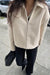 Boxy wool blend jacket in heather simply taupe — main image