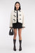 Sherpa jacket with toggle front in oatmeal — main image