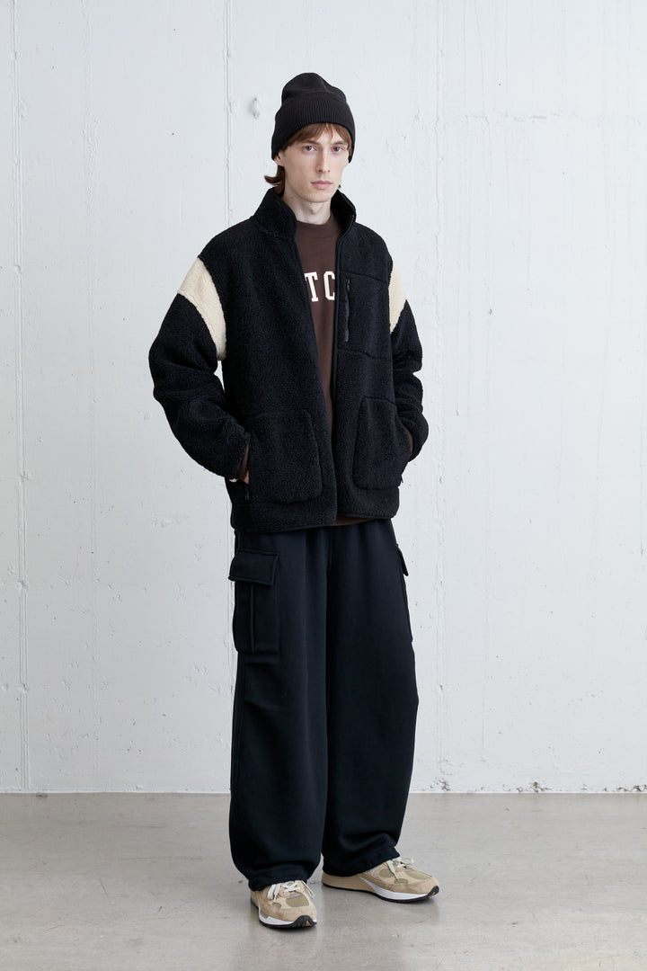 SHERPA JACKET in Black Fog — alternate angle