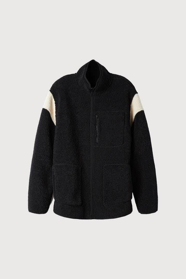 SHERPA JACKET in Black Fog — alternate angle