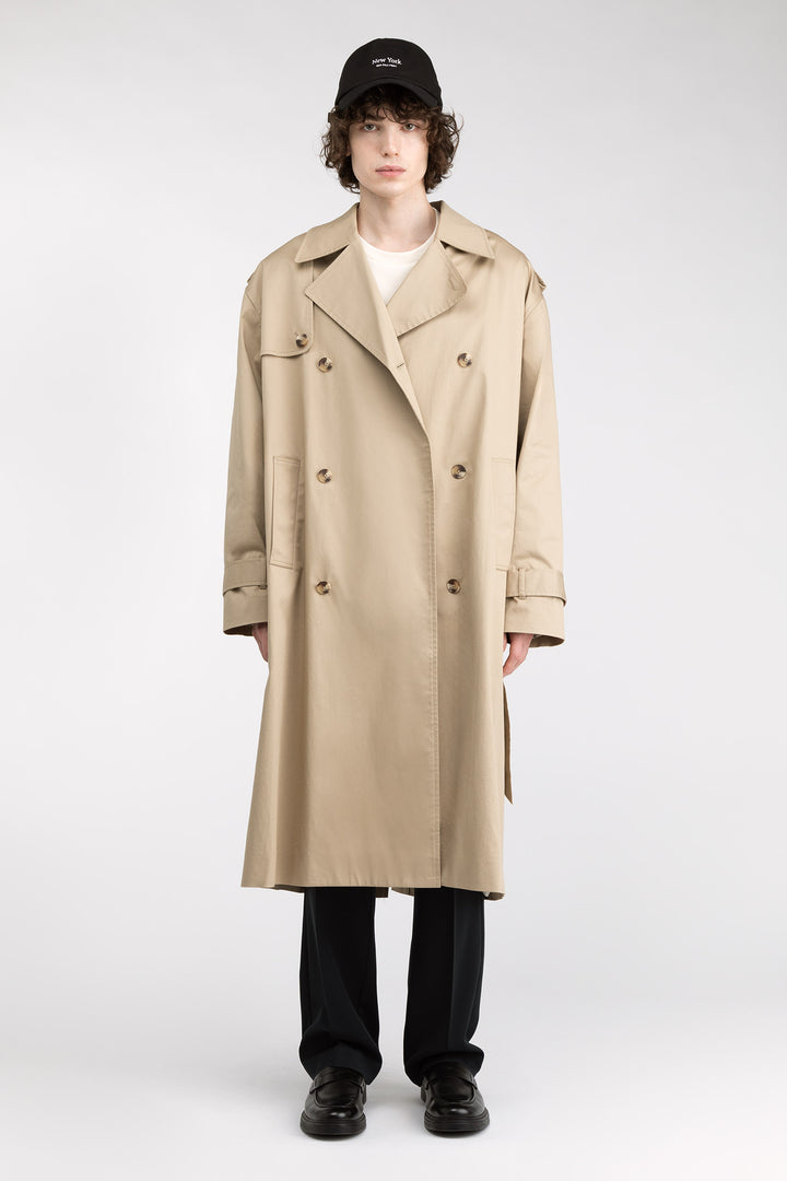 WATER REPELLENT COTTON TRENCH COAT in Trench Coat — alternate angle