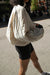 Nylon track zip-up jacket in seashell — main image
