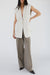 Suiting blazer vest in seashell — main image