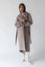 Wool-blend trench coat in mocha meringue — main image