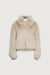 Fuzzy bomber jacket in fog — main image