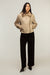 Vegan suede sherpa aviator jacket in trench coat — main image