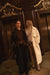 Oversized puffer trench coat in birch — main image